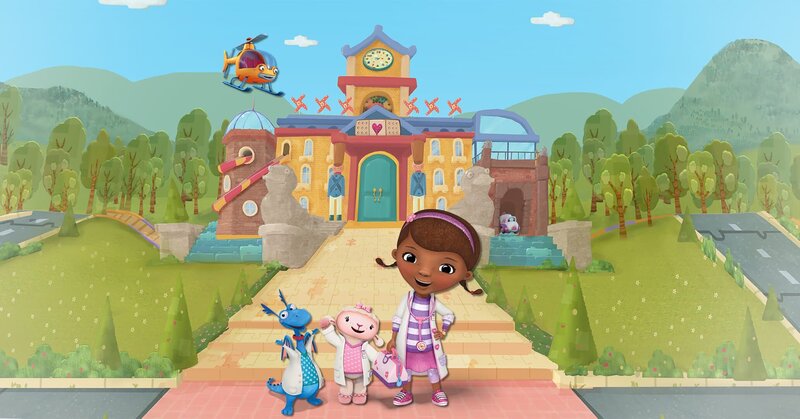 DOC MCSTUFFINS – Season four of Disney Junior’s critically-acclaimed animated series, „Doc McStuffins,“ will find Doc and her toy friends magically transported to a make-believe town, made up entirely of toys, where Doc serves as chief resident of the Toy Hospital. – Bild: Disney Junior