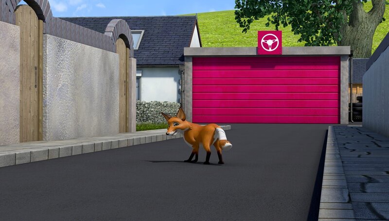 Der Fuchs irrt durch Pontypandy. – Bild: KiKA/​Prism Art & Design Limited