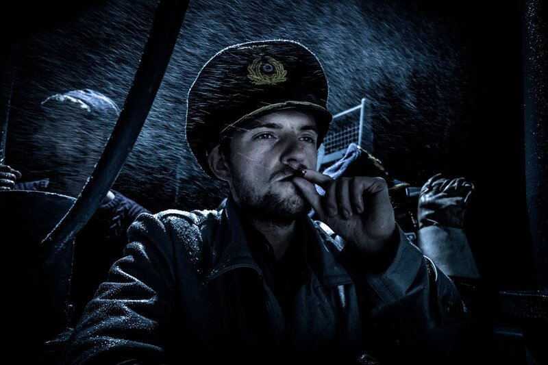 REENACTMENT – KapitŠnleutnant Otto Kretschmer auf U-99 (Dramatische Recreation) Karl Eleryk. – Bild: The National Geographic Channel