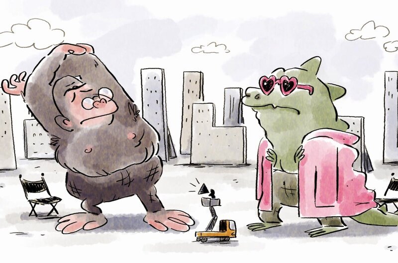 Supergroße Stars wie Godzilla oder King Kong – könnten solche Riesenmonster tatsächlich auf der Erde leben und unsere Städte zerstören? – Bild: Folimage/​Ex Nihilo