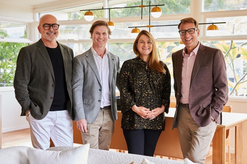 (v.l.n.r.) Neale Whitaker; Paul; Hayley; Andrew Winter – Bild: Foxtel Management Pty Limited and Beyond Entertainment Limited