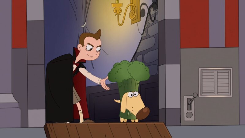 L-R: Milo Murphy (voiced by „Weird Al“ Yankovic), Diogee (voiced by Dee Bradley Baker) – Bild: The Walt Disney Company Germany