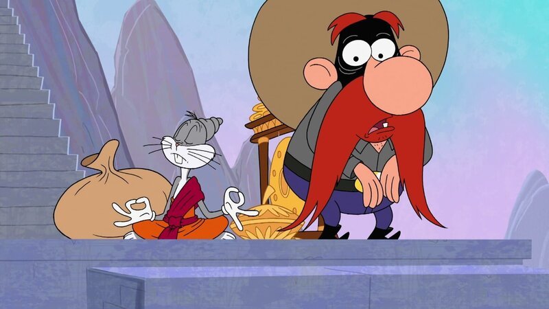 Bevor Yosemite Sam (r.) den Schatz bekommt, muss er einige Aufgaben bestehen. – Bild: SUPER RTL Bevor Yosemite Sam (r.) den Schatz bekommt, muss er einige Aufgaben bestehen. – Bild: SUPER RTL