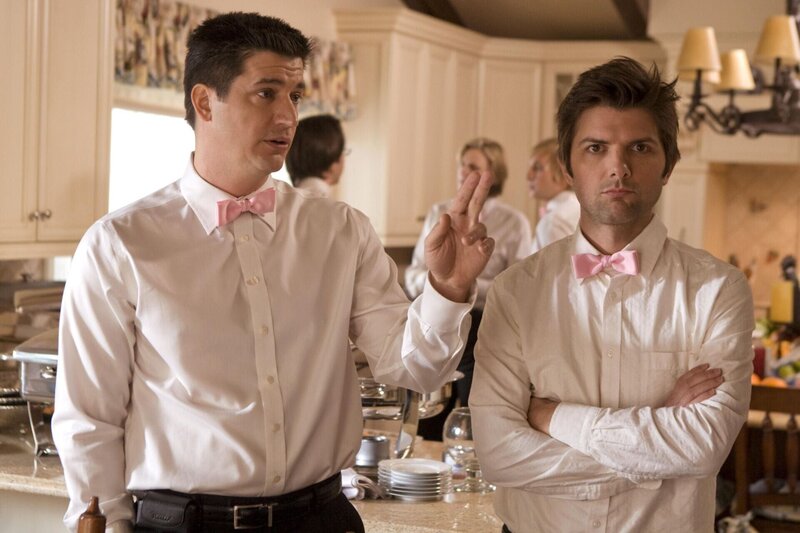 Ron Donald (Ken Marino, l.); Henry Pollard (Adam Scott, r.) – Bild: Starz Entertainment, LLC