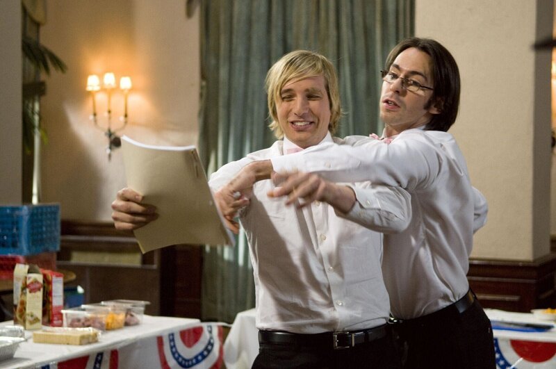 Kyle Bradway (Ryan Hansen, l.); Roman DeBeers (Martin Starr, r.) – Bild: Starz Entertainment, LLC