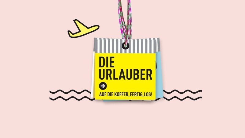 Das Logo zu „Die Urlauber – Auf die Koffer, fertig, los!“. Die Verwendung des sendungsbezogenen Materials ist nur mit dem Hinweis und Verlinkung auf RTL+ gestattet. – Bild: RTL
