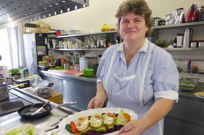 Bruschetta mit Ziegenkäse à la Schlossköchin Maria – Bild: ZDF