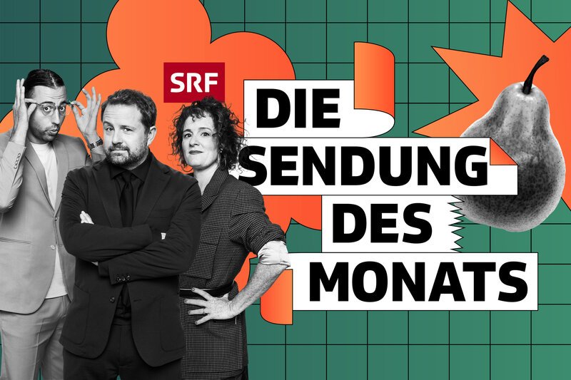 Die Sendung des Monats Keyvisual Sven Ivanic, Gabriel Vetter, Fabienne Hadorn – Bild: SRF1