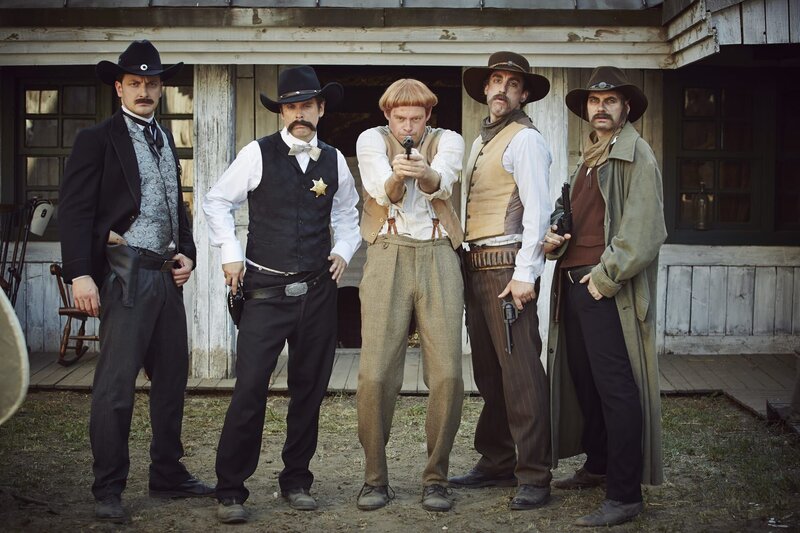 Von links: Holger Stockhaus, Matthias Matschke, Max Giermann, Alexander Schubert, Carsten Strauch. – Bild: ZDF