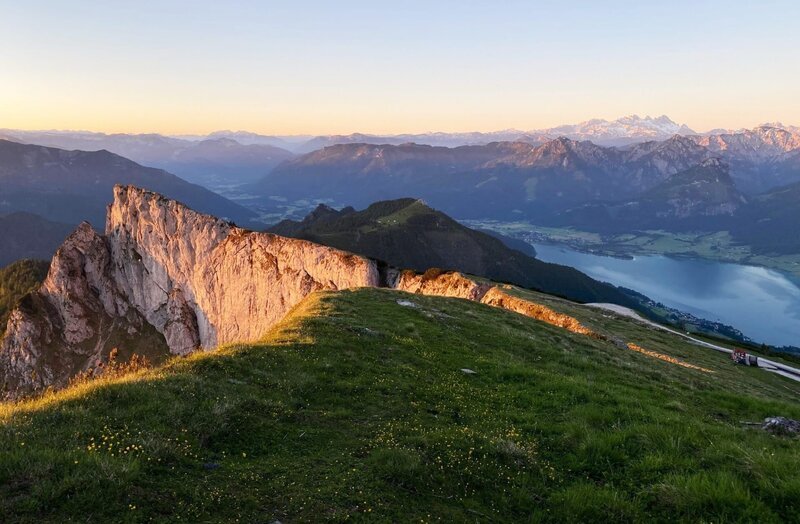 Dreharbeiten am Schafberg. – Bild: ORF/ORF- Salzburg Dreharbeiten am Schafberg. – Bild: ORF/ORF- Salzburg