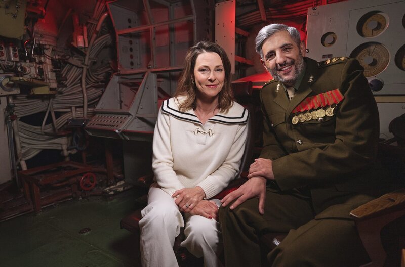 Michel Abdollahi und Anja Reschke. – Bild: NDR/​Marc Huth