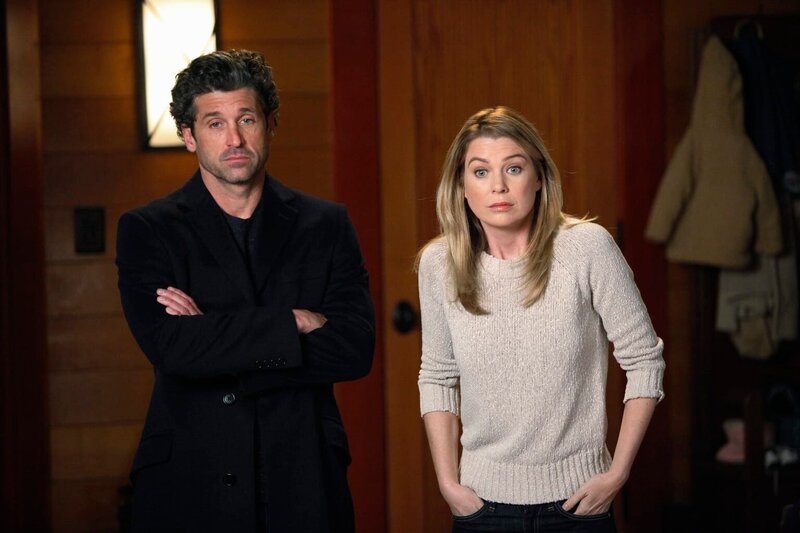 Bekommen überraschend Besuch von Amelia: Derek (Patrick Dempsey, l.) und Meredith (Ellen Pompeo, r.) … – Bild: ABC Studios