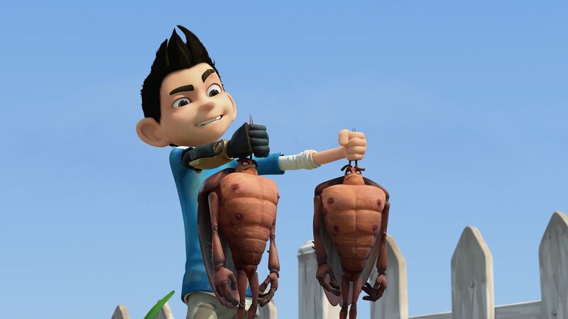 Hye und Lo sind nun im Vergleich zu Zak ganz schön klein. – Bild: KiKA/​One Animation PTE LTD.