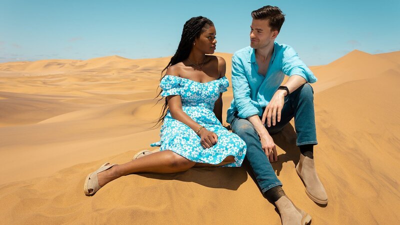 Malia Burkari (Melodie Wakivuamina) und Christian Kienzle (Patrick Mölleken) haben viel zu klären. – Bild: ZDF und Dirk Bartling