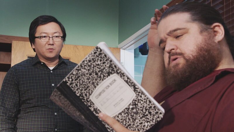 L-R: Dr. Max Bergman (Masi Oka) and Jerry Ortega (Jorge Garcia) – Bild: 2016 CBS Broadcasting, Inc. All Rights Reserved Lizenzbild frei
