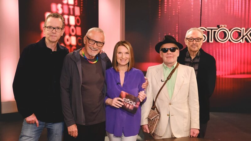 Jo Barnikel, Konstantin Wecker, Barbara Stöckl, Otto Lechner, Josef Hader. – Bild: ORF/​Günther Pichlkostner