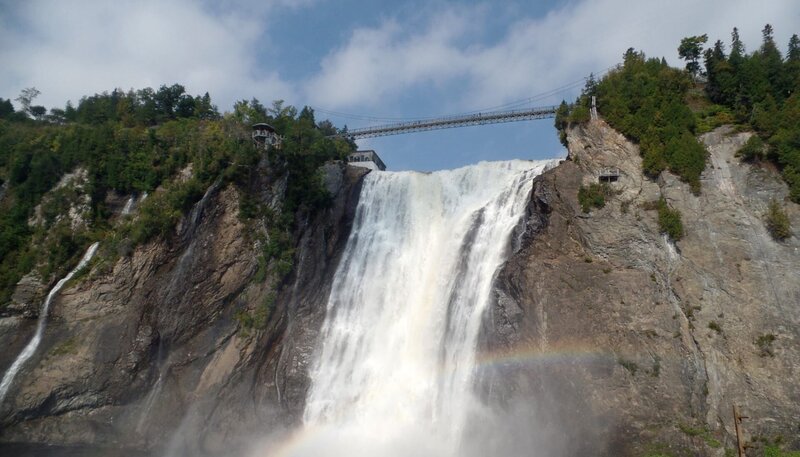 Montmorency Wasserfälle. – Bild: ZDF und SR/​Julia Leiendecker