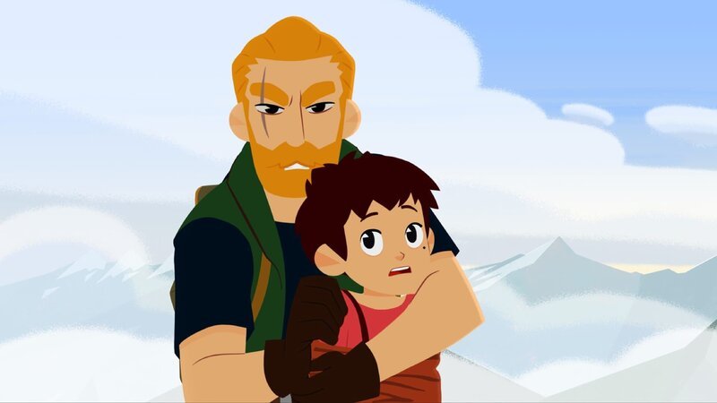 Anton (links) hat Sebastian (rechts) in eine Falle gelockt. – Bild: ZDF/​Gaumont Animation/​PP Animation III Inc.
