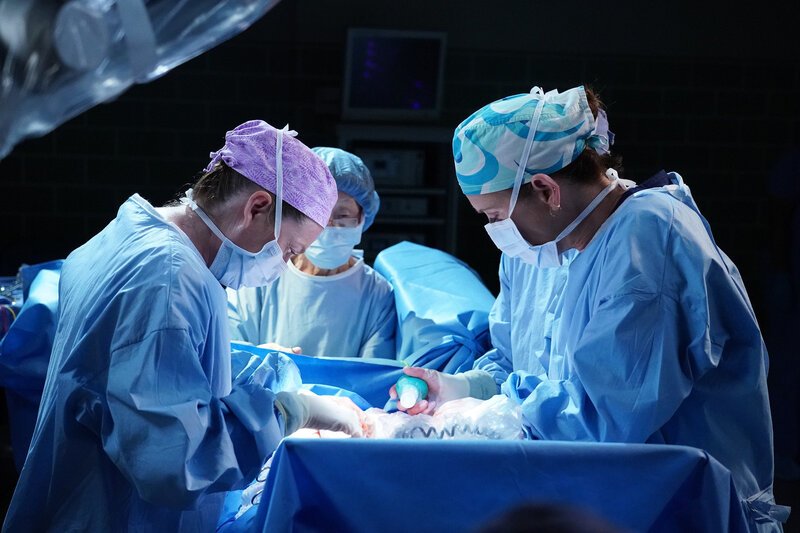 Grey’s Anatomy Staffel 18 Folge 4 Ellen Pompeo als Dr. Meredith Grey, Kate Walsh als Dr. Addison Montgomery SRF/​ABC Studios – Bild: SF2