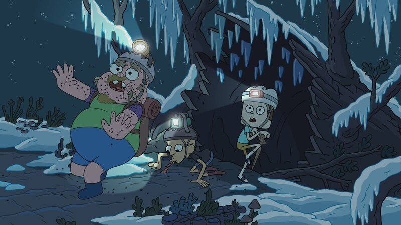 v.li.: Clarence, Sumo, Jeff – Bild: TM & CARTOON NETWORK. A TIME WARNER COMPANY. ALL RIGHTS RESERVED.