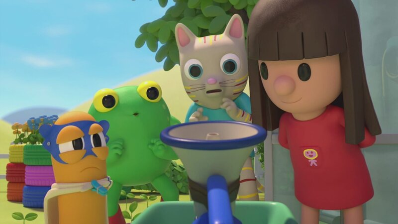 L-R: Christopher, Froga, Ron, Anna – Bild: Paramount