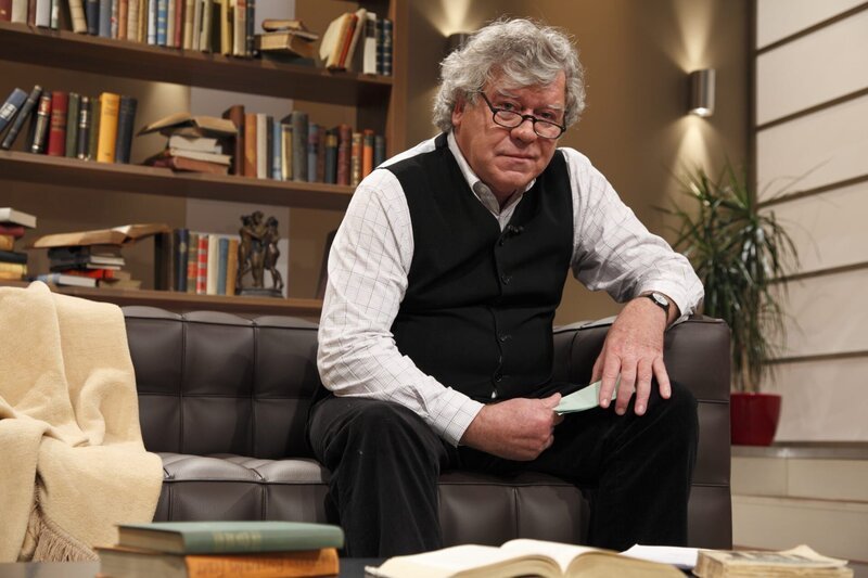 Tilman Spengler führt durch die Literaturgeschichte. – Bild: BR/​Foto Sessner