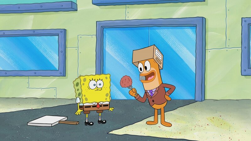 v.li.: SpongeBob, Perch Perkins – Bild: Paramount