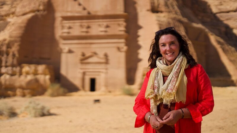 Bettany Hughes – Bild: RTL /​ SandStone Global Productions Ltd. /​ Das antike Hegra