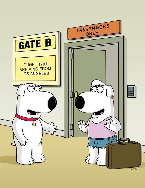 L-R: Brian Griffin (Seth MacFarlane), Jasper (Seth MacFarlane) – Bild: Fox and its related entities