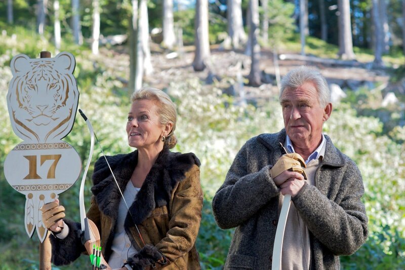 Andrea L’Arronge (Gräfin Schönberg), Heinz Marecek (Hannes Kofler). – Bild: ORF