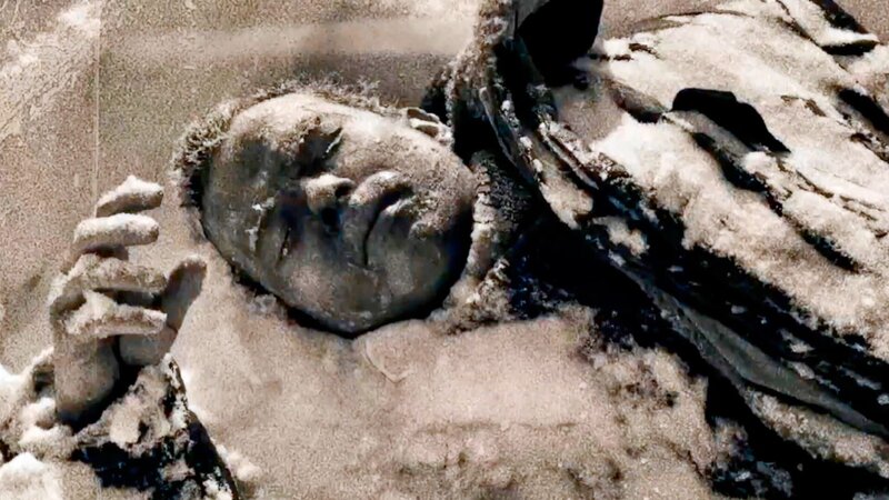 Der Körper eines gefrorenen Mannes – Bild: Discovery Channel
