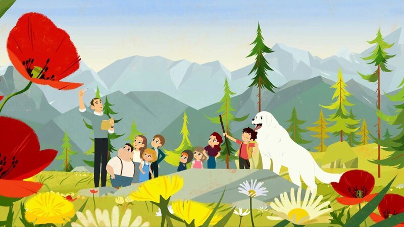 Heute darf Sebastian (rechts) mal der Lehrer sein. – Bild: ZDF/​Gaumont Animation/​PP Animation III Inc.