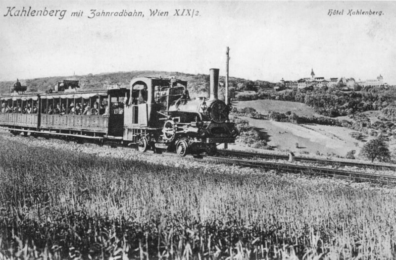 Kahlenbergbahn cog railway in Vienna – Bild: Public Domain