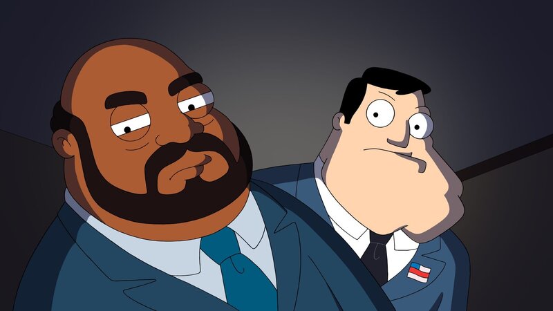 L-R: Principal Lewis, Stan – Bild: ViacomCBS