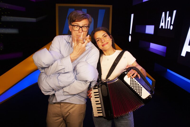 Ralph und Clarissa beschäftigen sich dieses Mal mit dem Thema „Eine Runde Knotenpolka“ – Bild: WDR/​Thorsten Schneider
