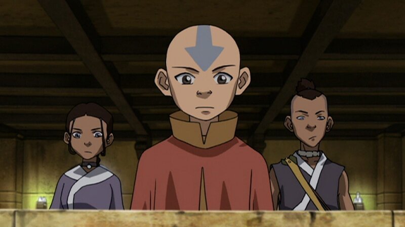 L-R: Katara, Aang, Sokka – Bild: Nicktoons L-R: Katara, Aang, Sokka – Bild: Nicktoons