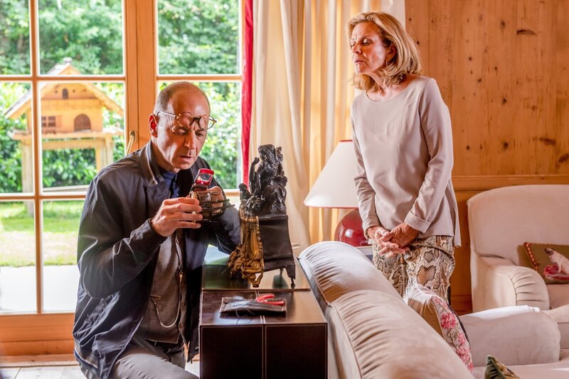 Paul Matic (Alfred Nor), Andrea L’Arronge (Gräfin Schönberg). – Bild: ORF/​Gebhardt Productions/​Stefanie Leo