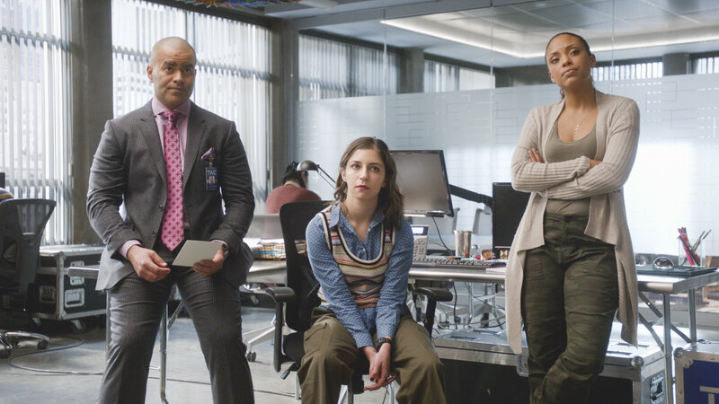 (v.l.n.r.) Chunk Palmer (Chris Jackson); Cable McCrory (Annabelle Attanasio); Danny James (Jaime Lee Kirchner) – Bild: CBS Broadcasting, Inc.