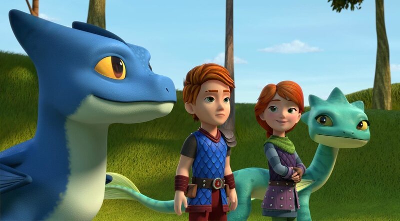 L-R: Winger, Dak, Leyla, Summer – Bild: PLURIMEDIA (DreamWorks Animation Television)