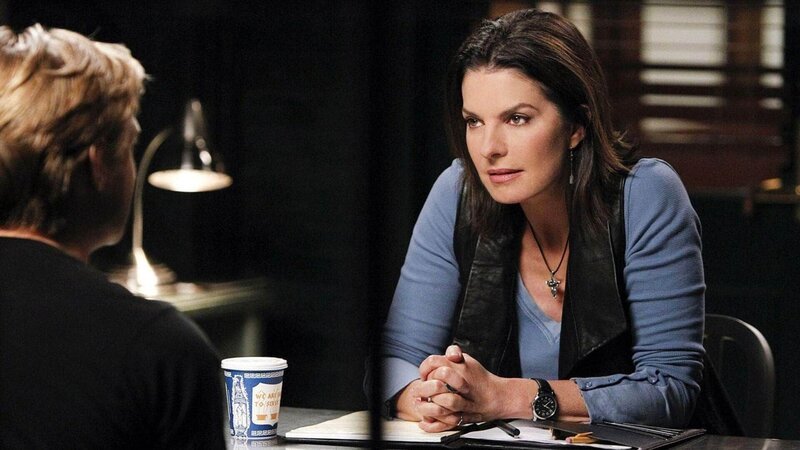 Jo Danville (Sela Ward) verhört Billy Travers (Taylor Handley), der Sohn des brutal überfallenen Ehepaares. – Bild: MG RTL D /​ CBS