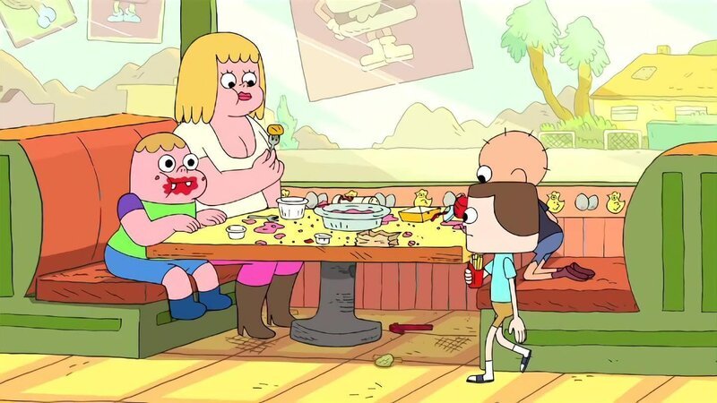 l-r: Clarence, Mary, Jeff, Ryan – Bild: Cartoon Network
