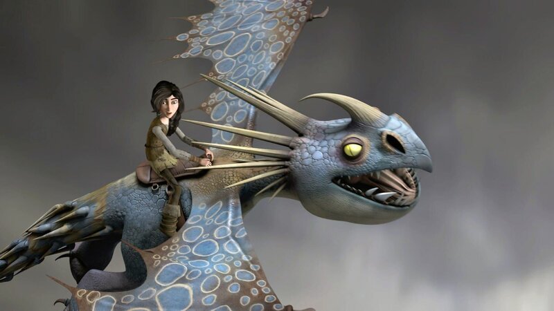 Die schöne Heidrun hat einen Auftrag: Sie soll sich das Buch der Drachen unter den Nagel reißen. – Bild: SUPER RTL