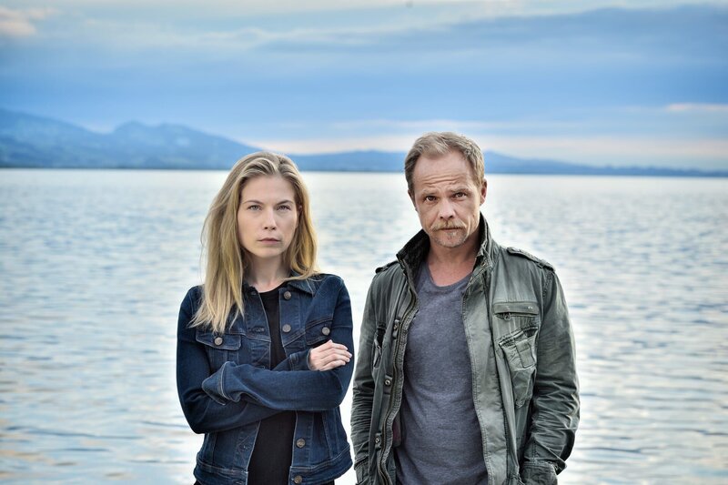 Hannah Zeiler (Nora Waldstätten), Micha Oberländer (Matthias Koeberlin). – Bild: 3sat