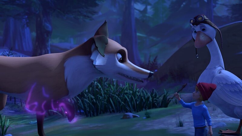 Smirre und Nils treffen eine Abmachung und helfen sich gegenseitig, um Lina zu finden. – Bild: BR/​Studio 100 Animation/​Studio 100 NV