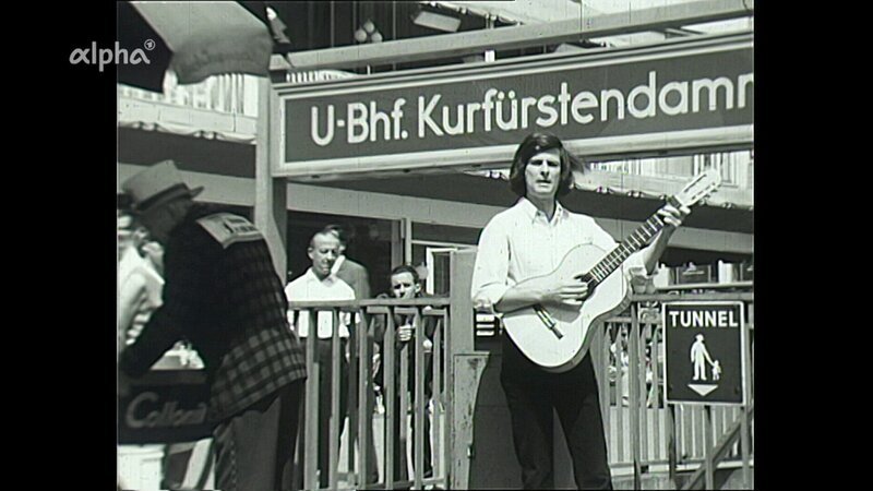 Musiker Ulrich Roski 1969: er mag nicht gerne „Protestsänger“ genannt werden, aber der Begriff „Liedermacher“ war damals noch nicht verbreitet. – Bild: BR/​rbb