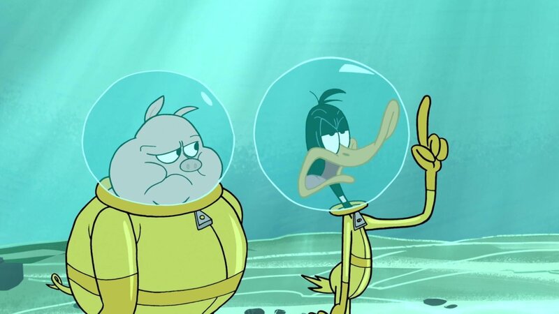 v.li.: Porky Pig, Daffy Duck – Bild: RTL