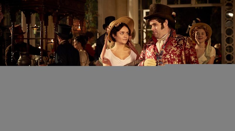 Becky Sharp (Olivia Cooke) und Jos Sedley (David Fynn). – Bild: WDR/​Mammoth Screen Limited/​ITV