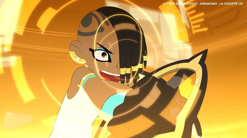 Pilotin Hannah von Team Mirages ist ehrgeizig wie immer. – Bild: WDR/​ Cyber Group Studios