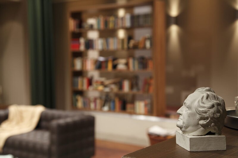 Die Kulisse von „Klassiker der Weltliteratur“. – Bild: BR/​Foto Sessner