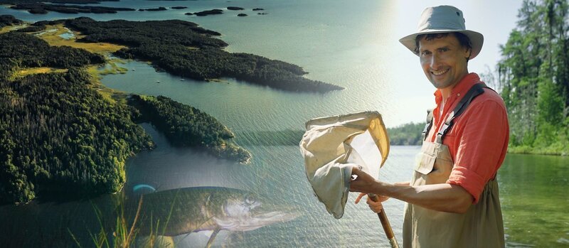 In Kanada erforschen Wissenschaftler Mikroplastik und Algenblüten – indem sie Seen gezielt belasten. – Bild: ZDF und Lars Böhnke